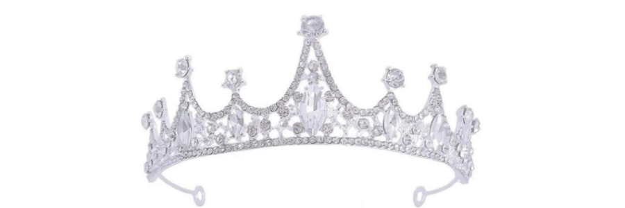 Coroa de Noiva e Debutante Real com Cristais