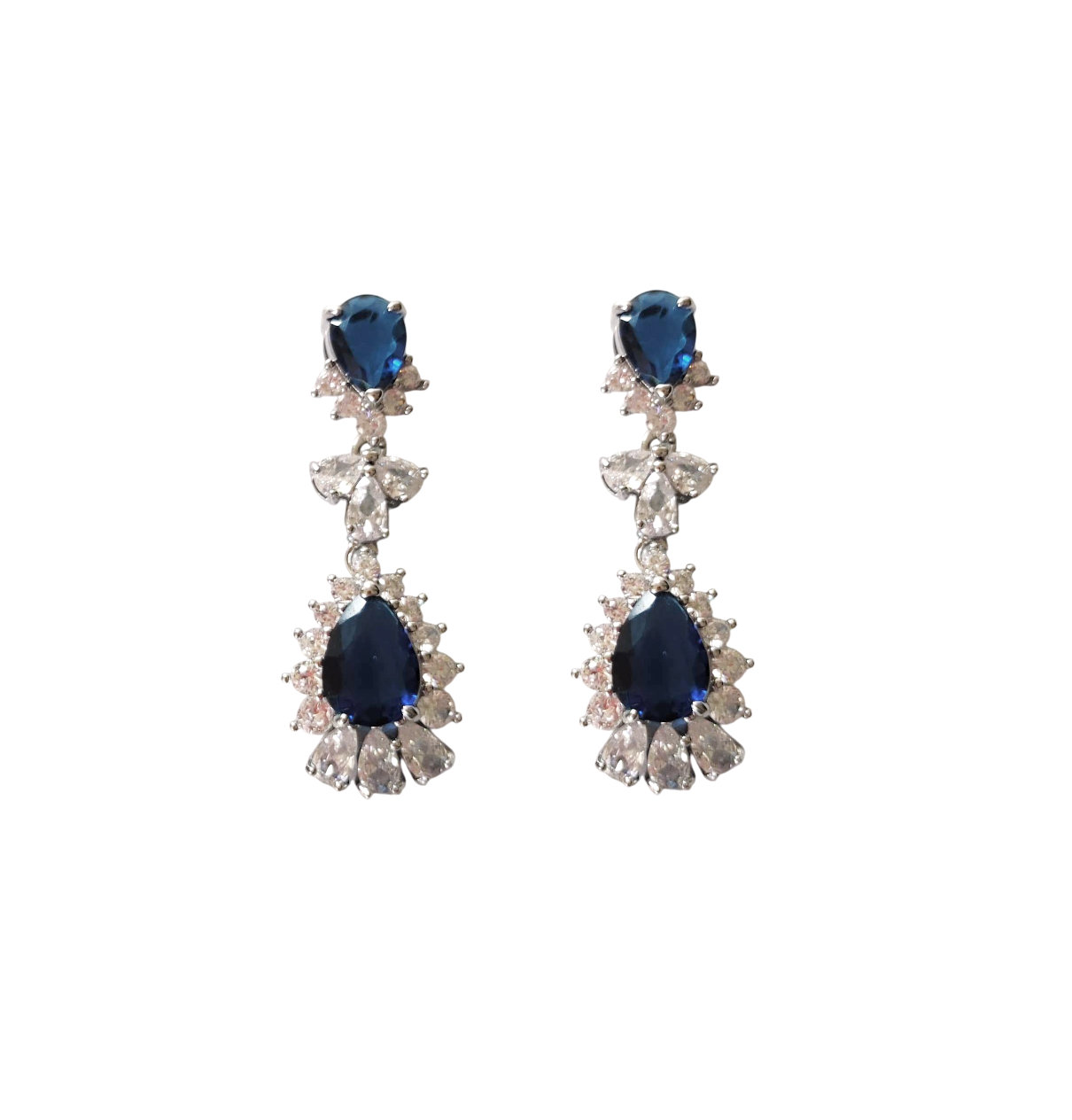 BRINCO BR29 (1) Brinco de festa gota cristal para madrinha de casamento