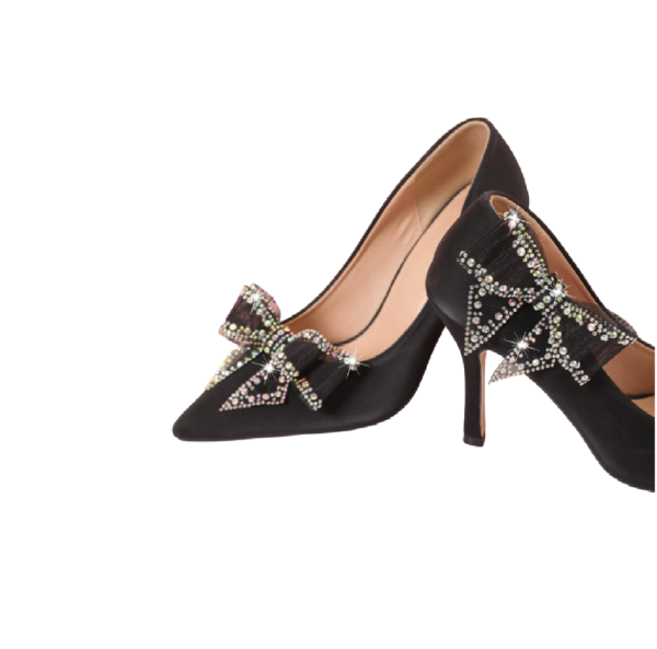 Lacinho Decorativo para Sapato - Broche Clip Removível