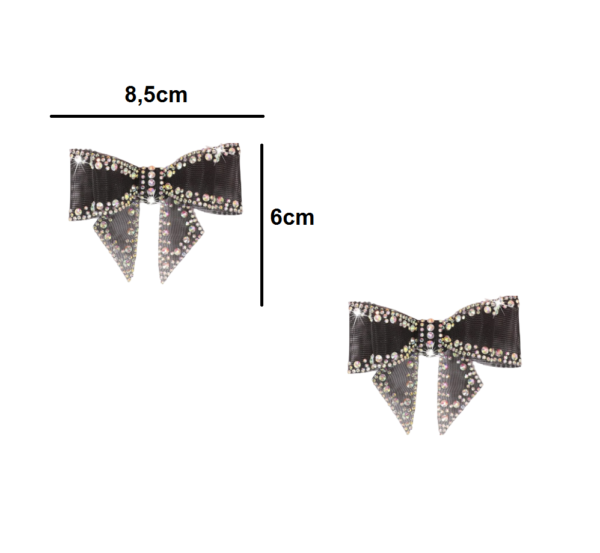 Lacinho Decorativo para Sapato - Broche Clip Removível