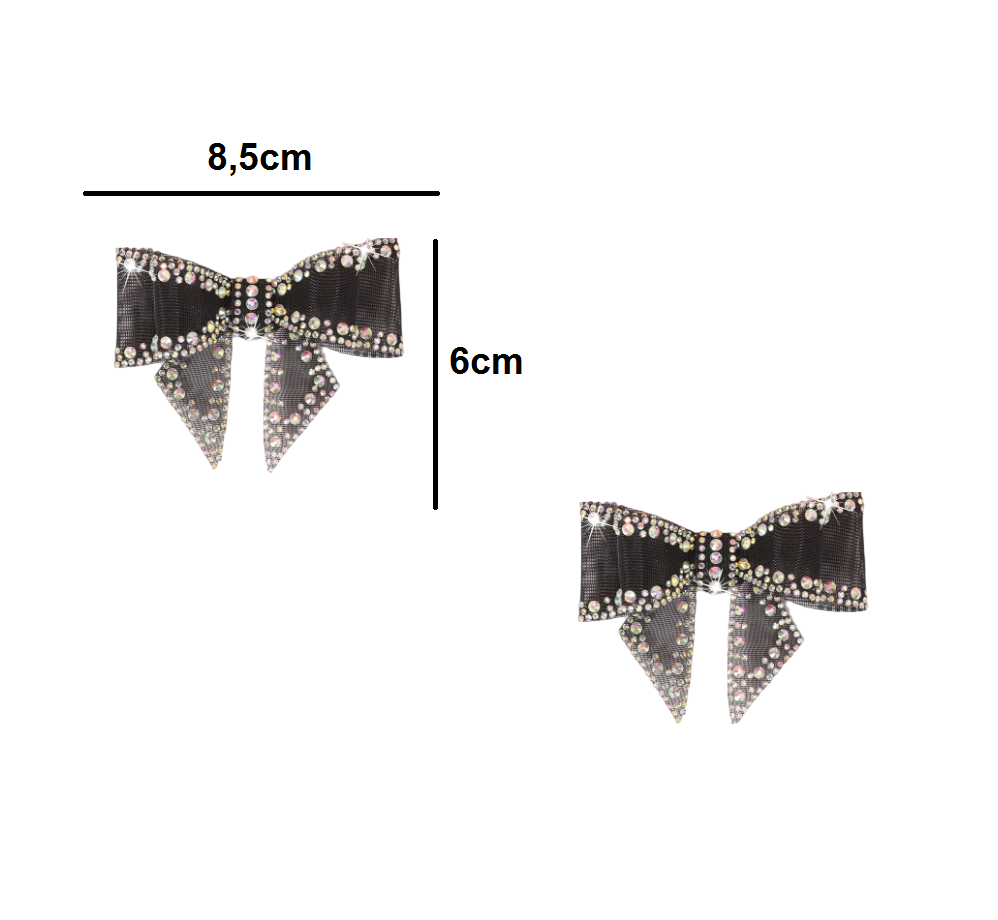 Lacinho Decorativo para Sapato - Broche Clip Removível