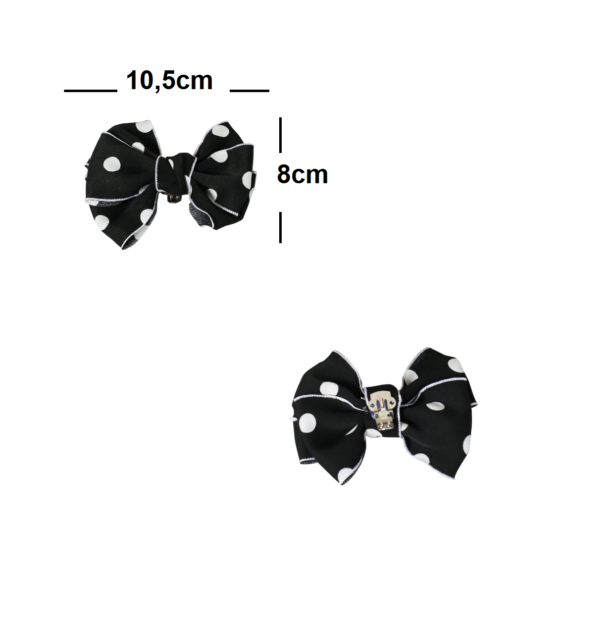 Laço poá Decorativo para Sapato - Broche Clip Removível