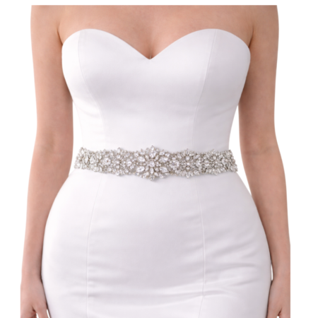 Cinto Bordado Branco para Vestido de Noiva Cinto Bordado Branco para Vestido de Noiva