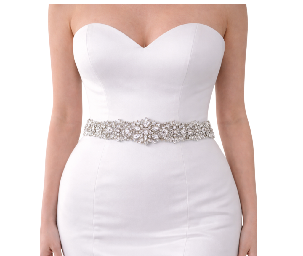 Cinto bordado para vestido de festa noiva madrinha