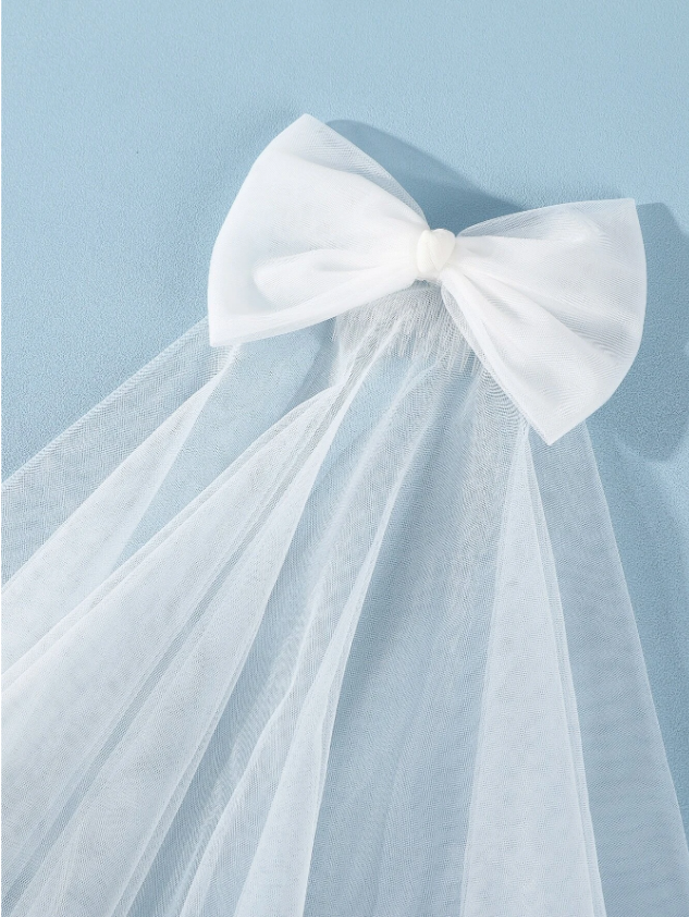 VÉU V100 (5) véu laço para noiva casamento civil, despedida de solteira, pré-wedding