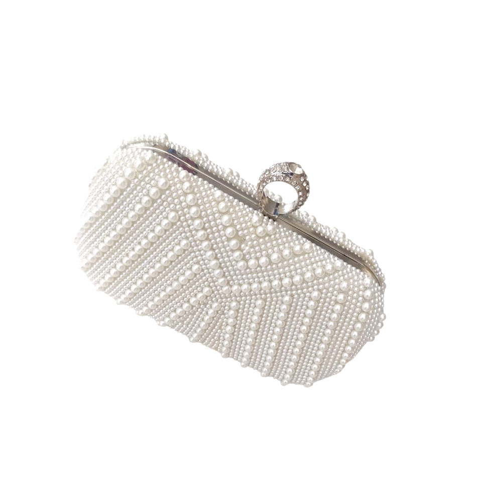 bolsa pérola (6) Bolsa clutch de pérolas branca luxo ideal para madrinha mãe dos noivos festa