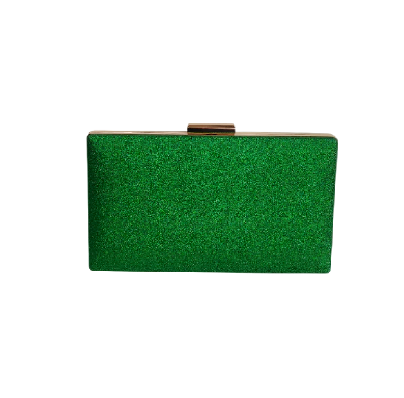 bolsa verde com brilhos (3)1 Bolsa clutch verde brilhosa luxo para madrinha de casamento
