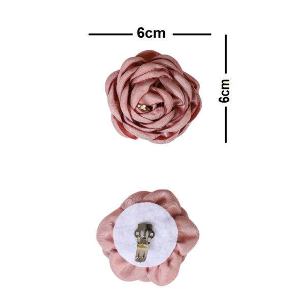 Broche Flor para Sapato de Festa - Broche Clip Removível