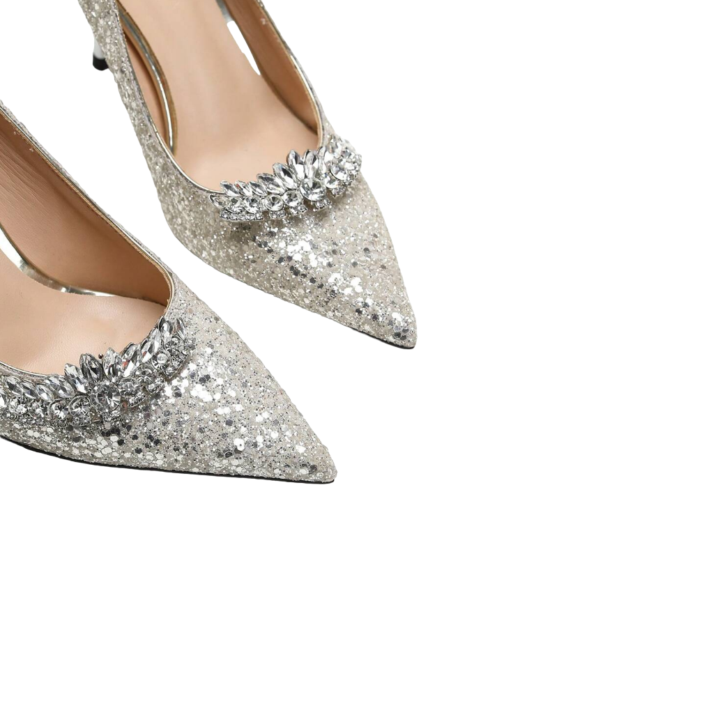 Broche Pedraria Clip Removível para Sapato Noiva Madrinha Festa