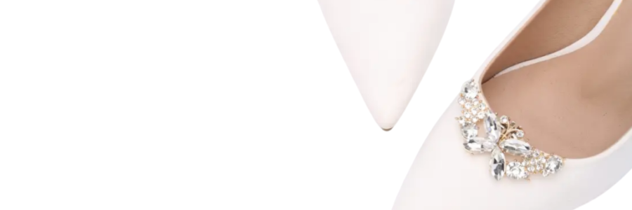 Broche para Sapato de Noiva Madrinha Festa – Broche Borboleta Detalhe Pérola (Par) Broche para Sapato de Noiva Madrinha Festa – Broche Borboleta Detalhe Pérola (Par)