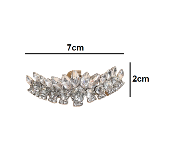 Broche Pedraria Clip Removível para Sapato Noiva Madrinha Festa