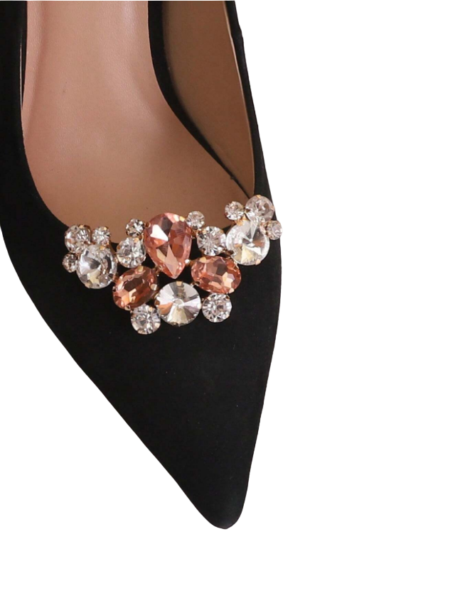 broche sapato s119 (2) Broche Pedraria Clip Removível para Sapato Scarpin Madrinha Festa