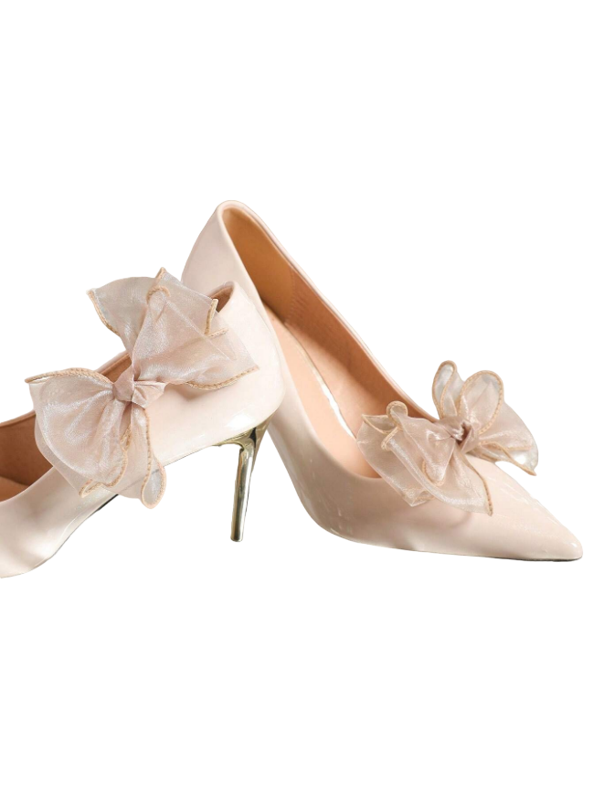 Laço Decorativo para Sapato - Broche Clip Removível