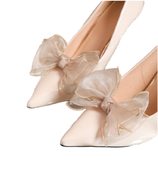 Laço Decorativo para Sapato - Broche Clip Removível