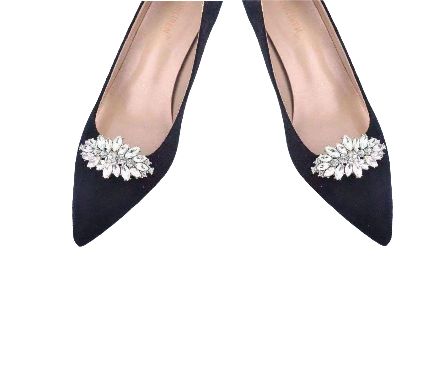 Broche Pedraria Clip Removível para Sapato Noiva Madrinha Festa