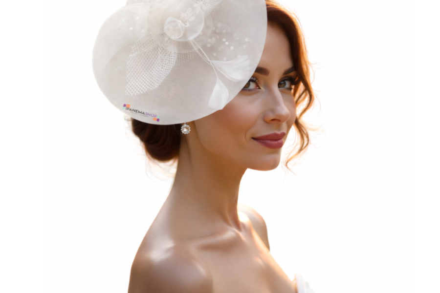 Fascinator Casquete Chapéu Vintage Arranjo de Cabelo Noiva Madrinha Casamento