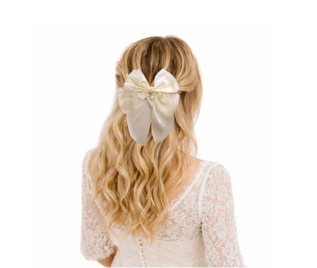 Laço de cabelo noiva