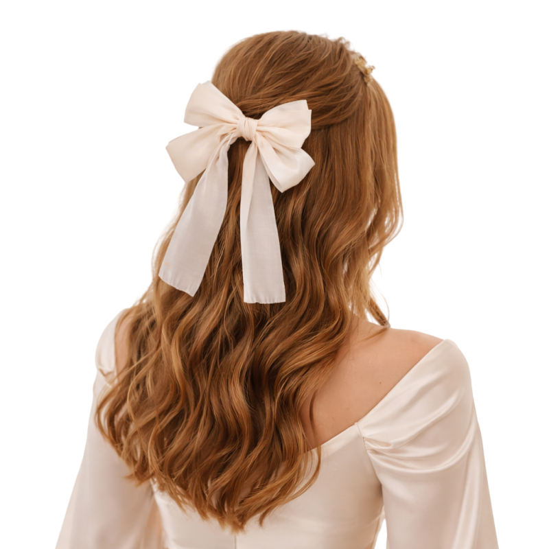 Laço de cabelo noiva