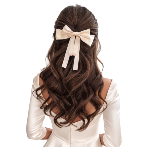 Laço de cabelo noiva