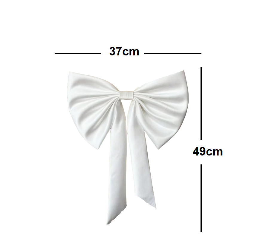 Laço para vestido de noiva removível aplicado nas costas luxo