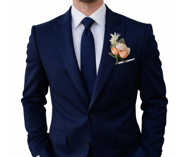 Flor de lapela artificial de alta qualidade para casamento flor pêssego