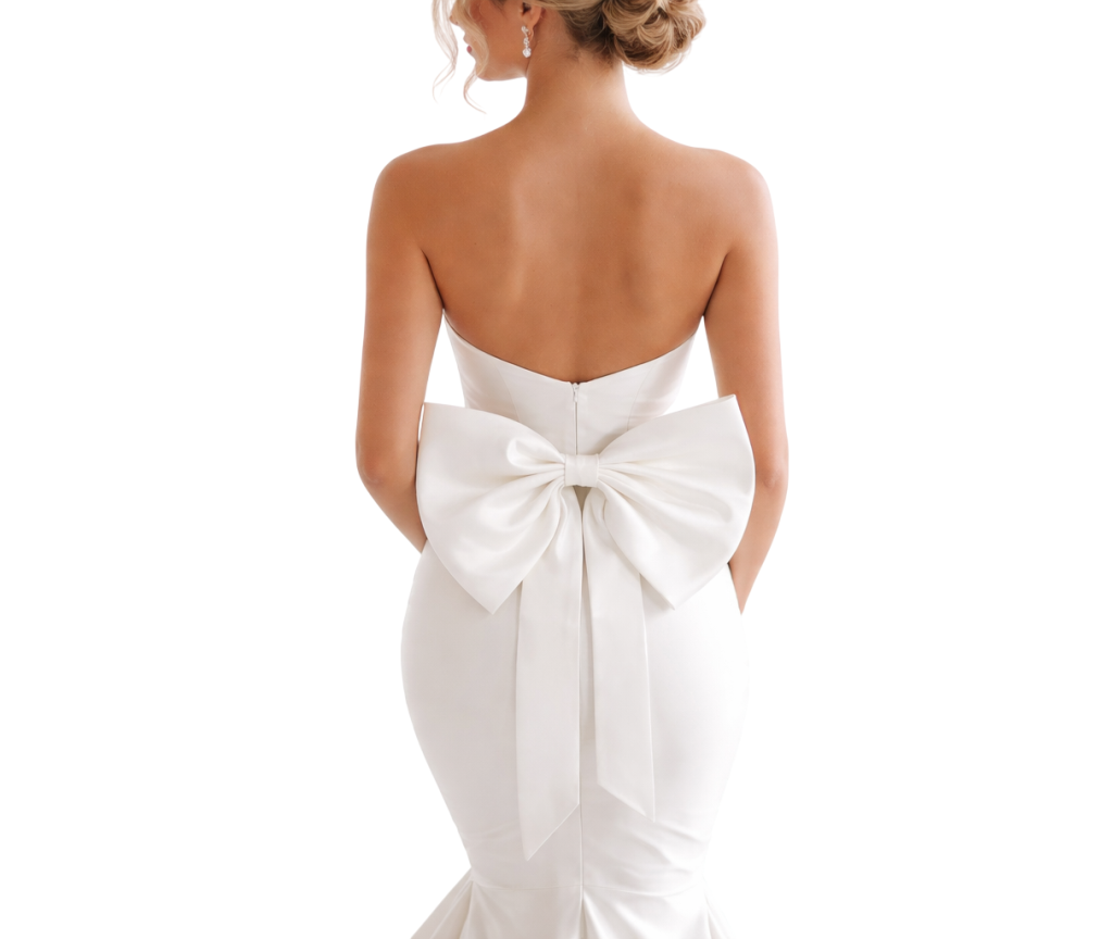 maxi laço removível para vestido de noiva casamento civil ou religioso