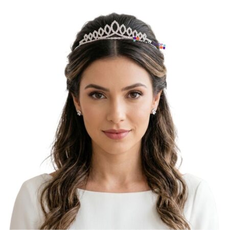 Tiara Tipo Coroa Delicada Noiva Civil Daminha e Debutante – Vários Modelos Tiara Tipo Coroa Delicada Noiva Civil Daminha e Debutante – Vários Modelos