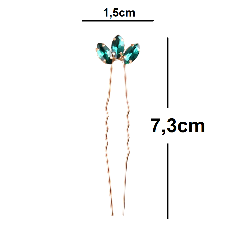 kit grampo verde esmeralda arranjo de cabelo para madrinha mãe dos noivos festa