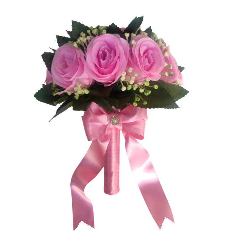 BUQUE ROSA BN123 - 2 buque de rosas buque permanente de noiva