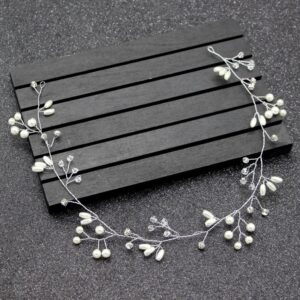 tiara ponto de luz e pérolas
