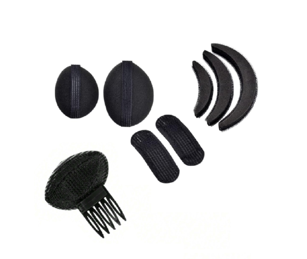 Kit completo acessórios para dar volume no cabelo noiva e festa. Acessório para dar volume no cabelo