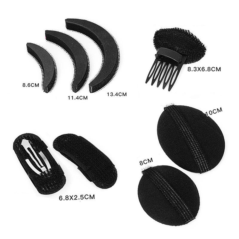 Kit completo acessórios para dar volume no cabelo noiva e festa. Acessório para dar volume no cabelo