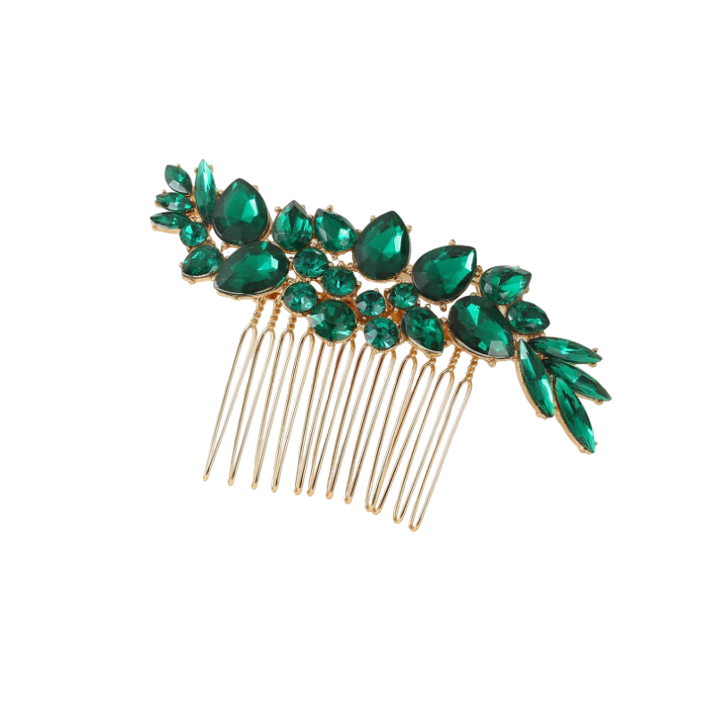 arranjo de cabelo verde esmeralda para madrinha mãe dos noivos festa