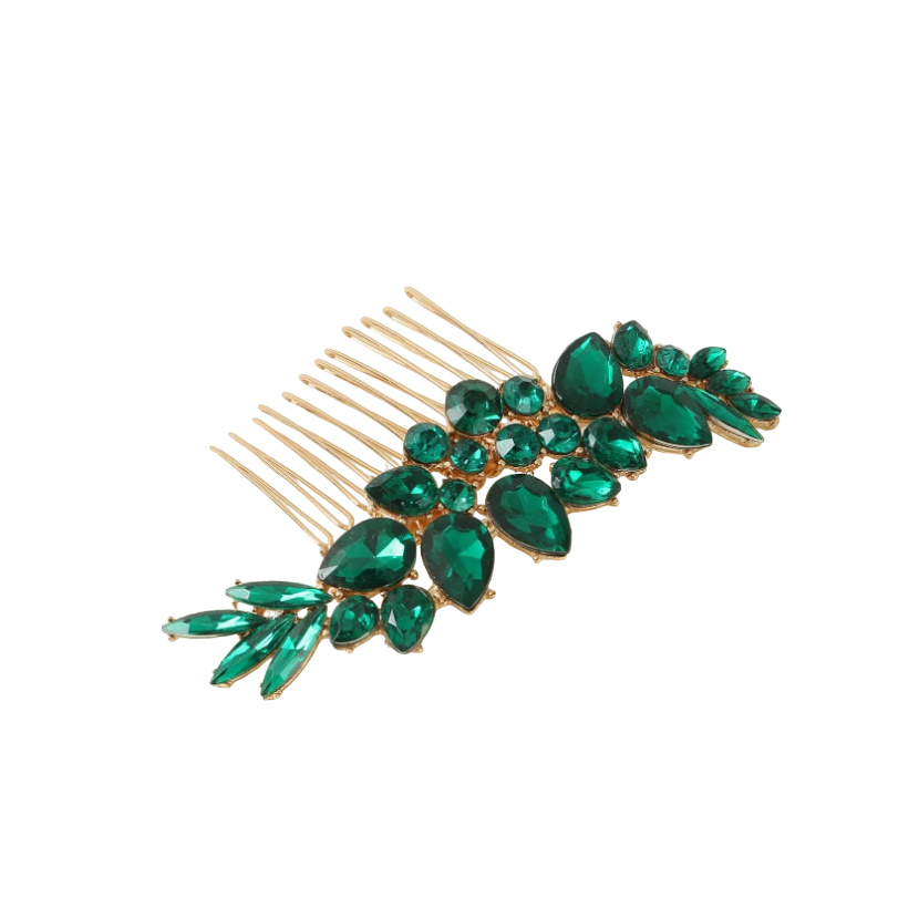 arranjo de cabelo verde esmeralda para madrinha mãe dos noivos festa