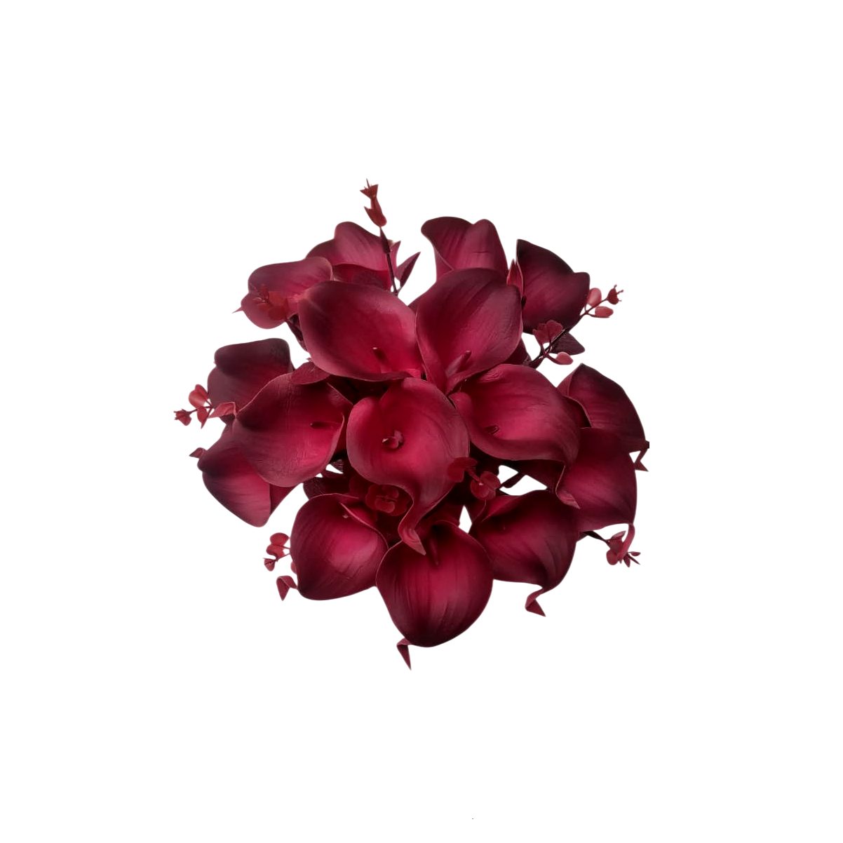 Buquê de noiva callas marsala toque real permanente luxo