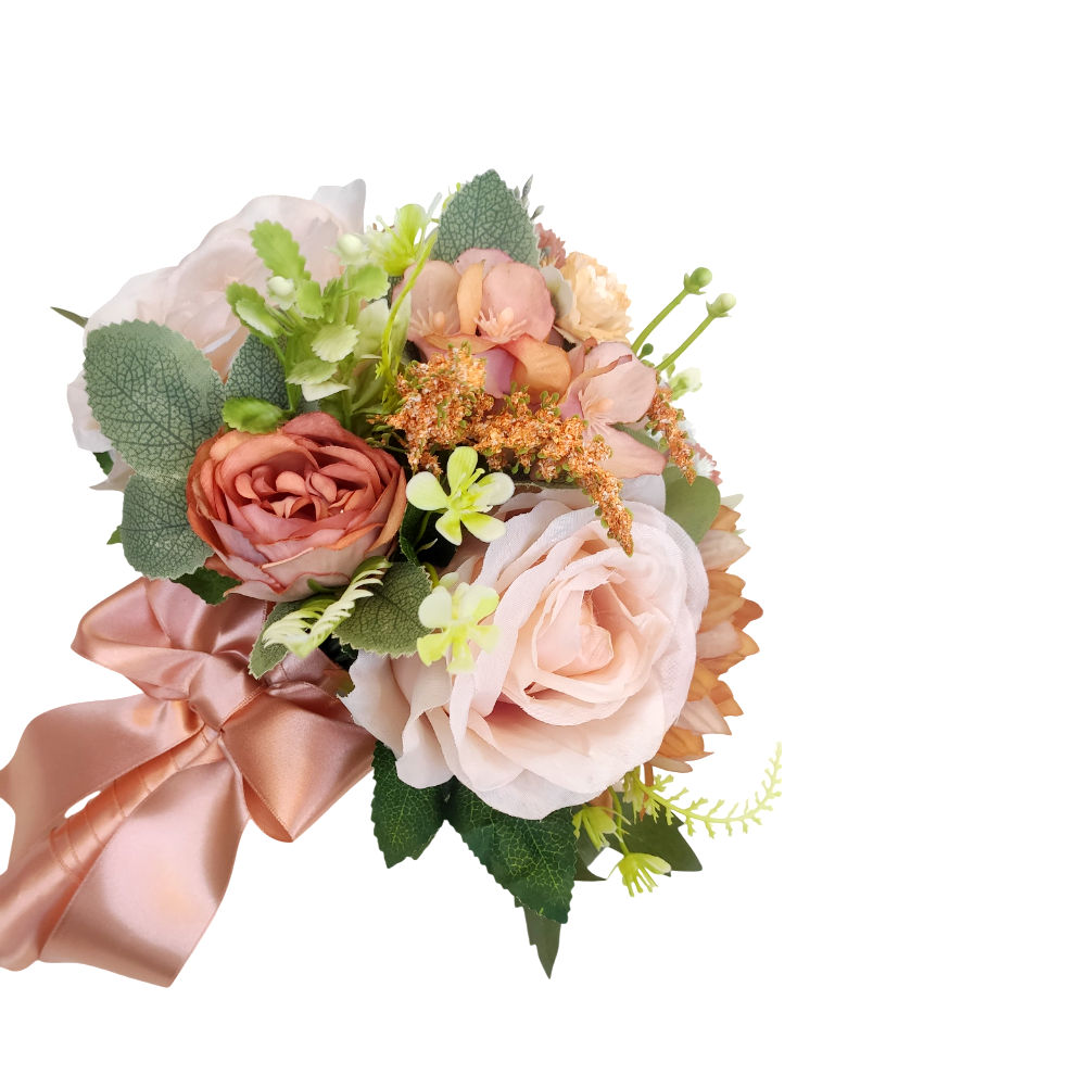 buquê permanente para noiva, tons terrosos puro luxo!