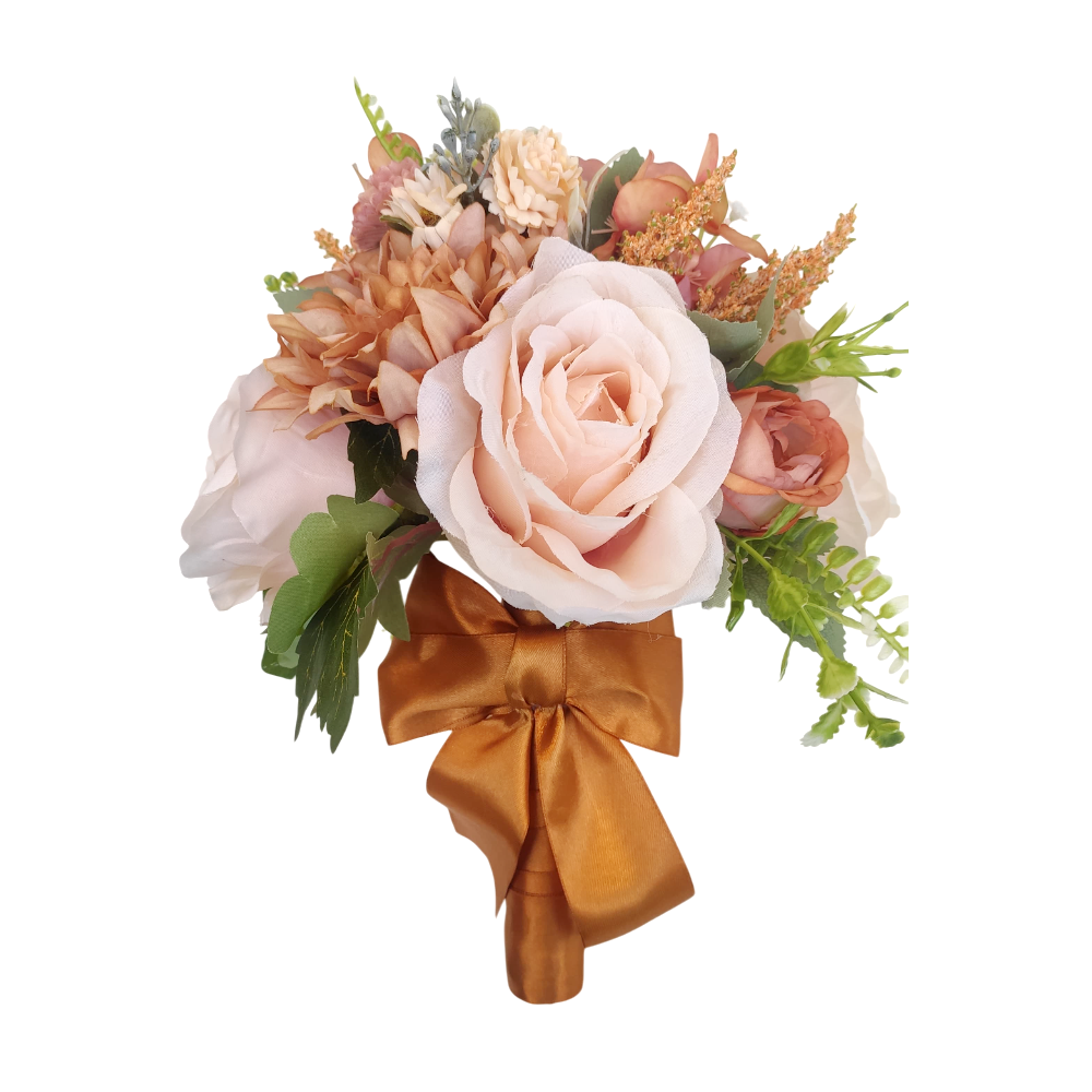 buquê permanente para noiva, tons terrosos puro luxo!