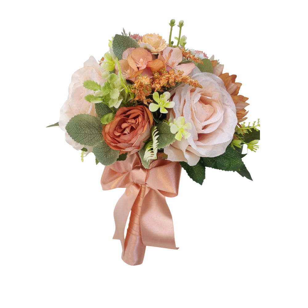 buquê permanente para noiva, tons terrosos puro luxo!