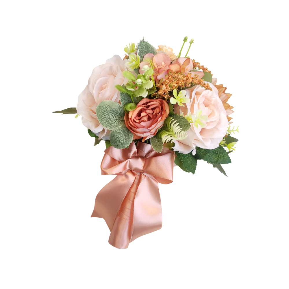 buquê permanente para noiva, tons terrosos puro luxo!