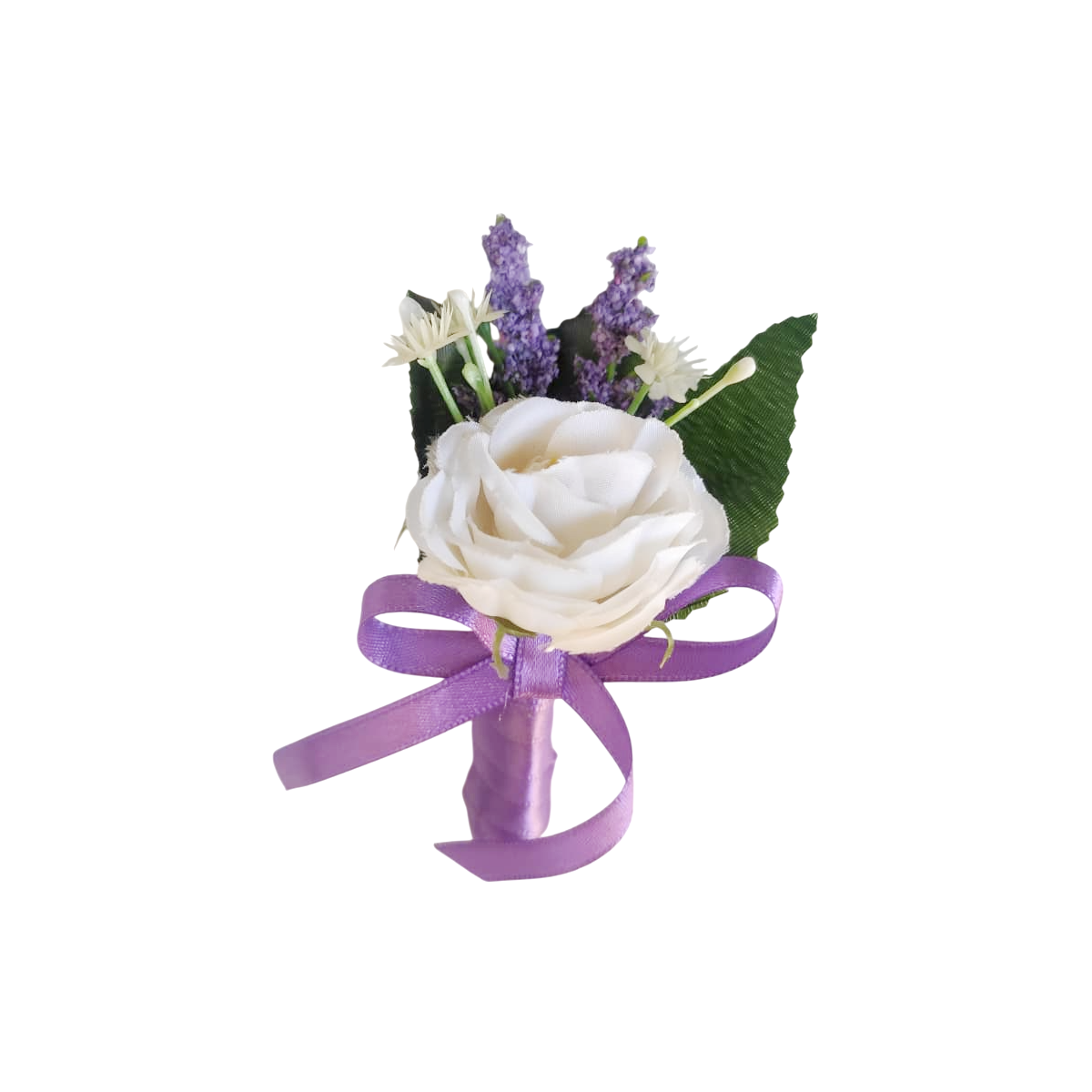buquê permanente rosas e camélias flores lilás kit com flor de lapela para o noivo
