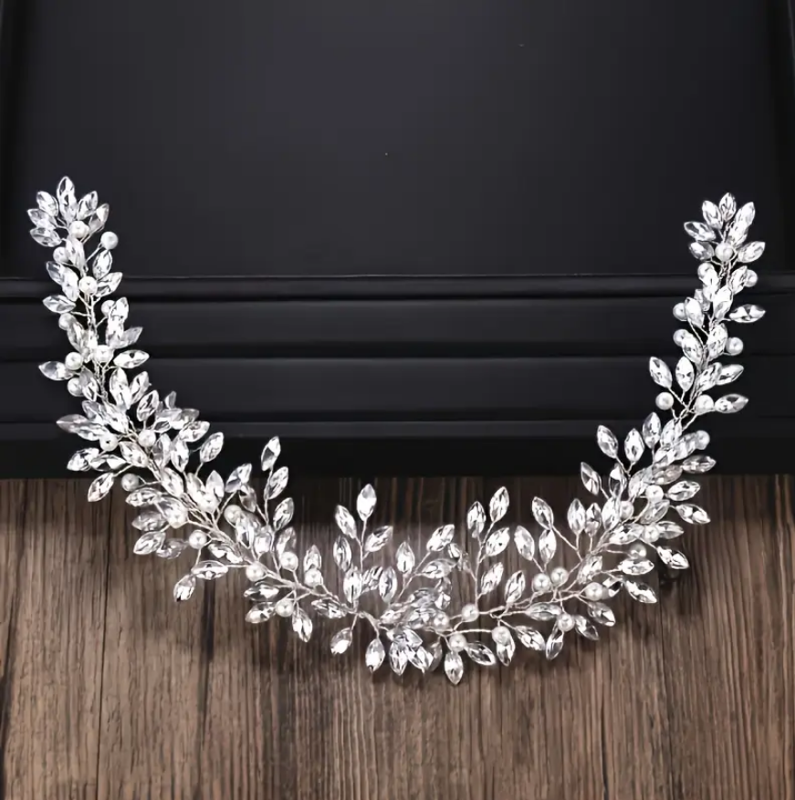 grinalda b515 (2) Arranjo de cabelo estilo guirlanda para noiva boho chic