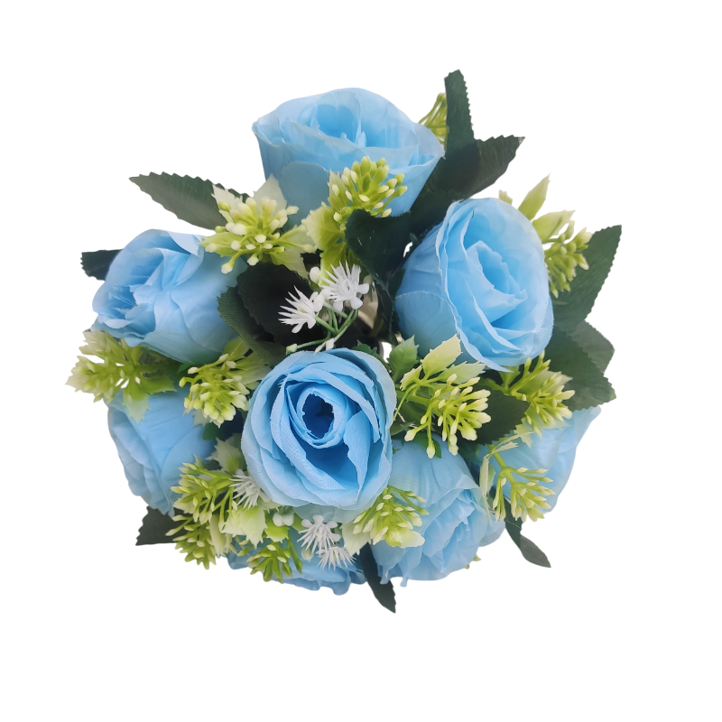 buquê rosas azul, buque permanente para casamento civil, fotos préwedding ou daminha