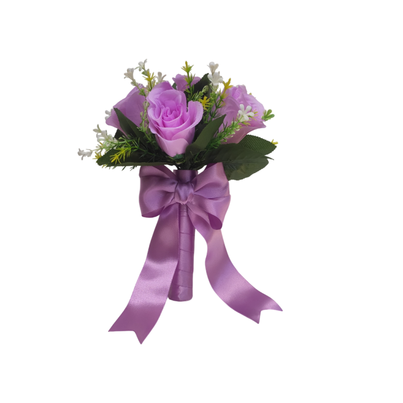 buquê rosas lilás, buque permanente para casamento civil, fotos préwedding ou daminha