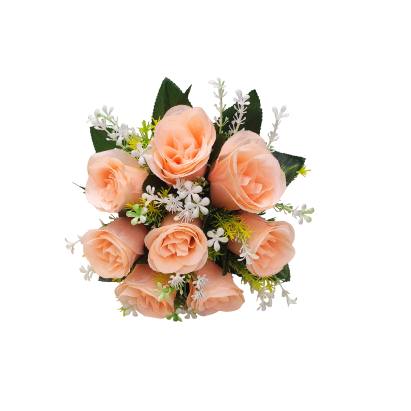 buquê rosas pessego, buque permanente para casamento civil, fotos préwedding ou daminha