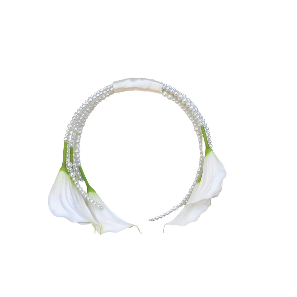 Buquê tipo bolsa, hoop buque, buque de callas e pérolas, buque de noiva moderno