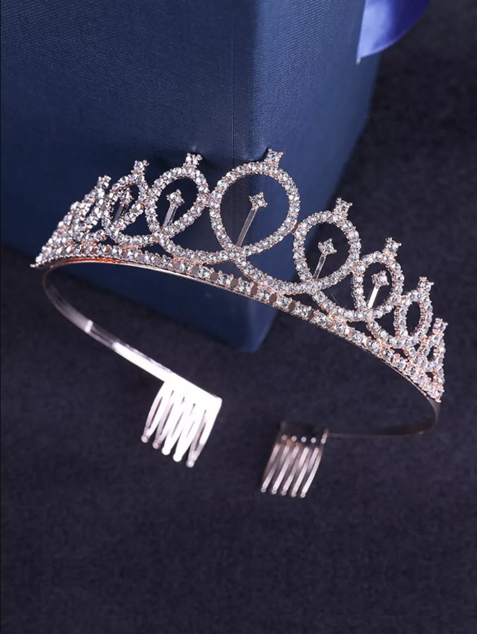 tiara coroa para noiva casamento civil ou debutante