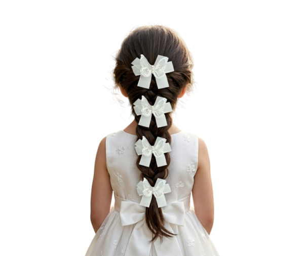 arranjo de cabelo infantil para daminha batizado etc